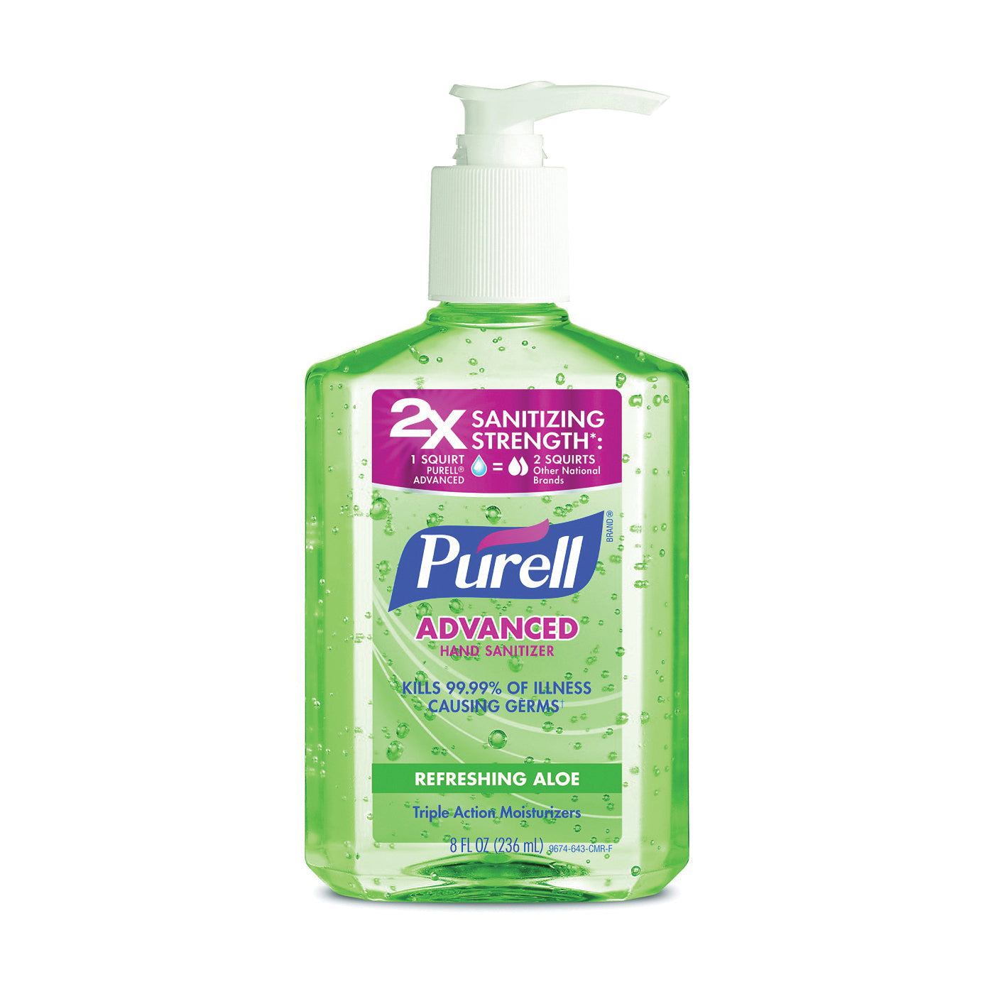 Purell Soothing Gel Advanced Hand Sanitizer Pump Bottle, 8 Ounce by Pasteur Pharmacy