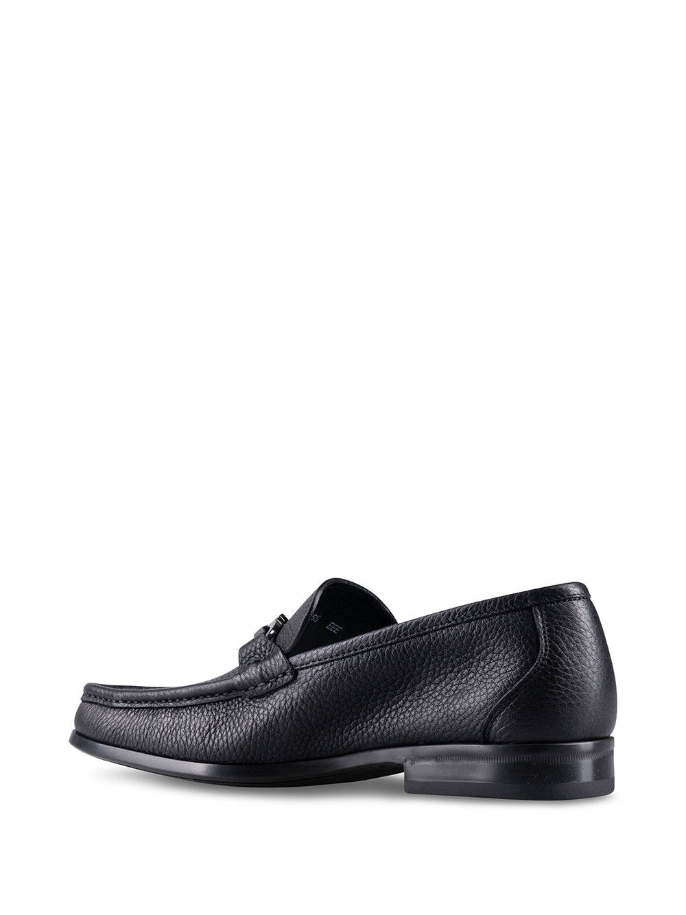 Ferragamo Men Grained Leather Gancini Loafers by Luosophy