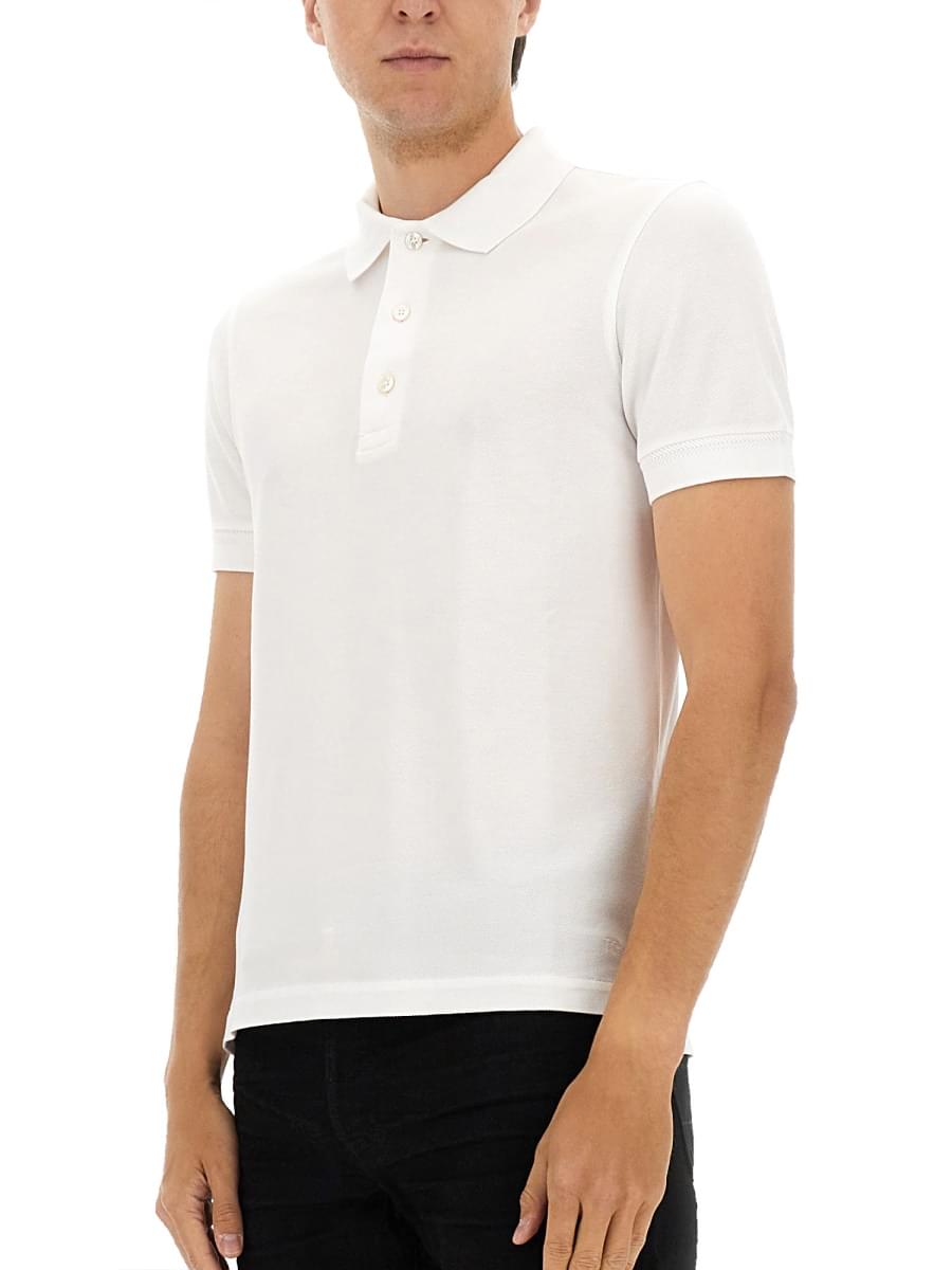 Tom Ford Men Pique Polo. DestGlow