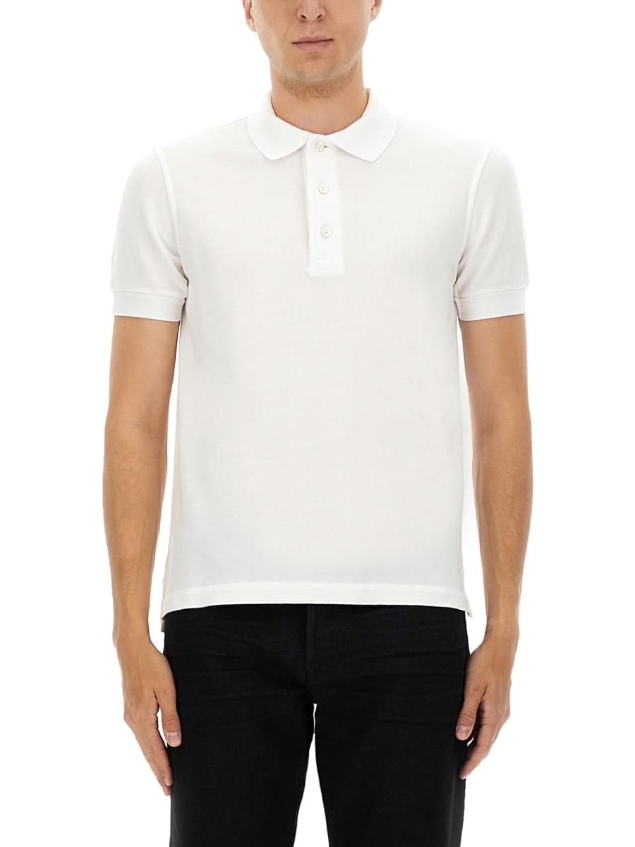 Tom Ford Men Pique Polo. DestGlow