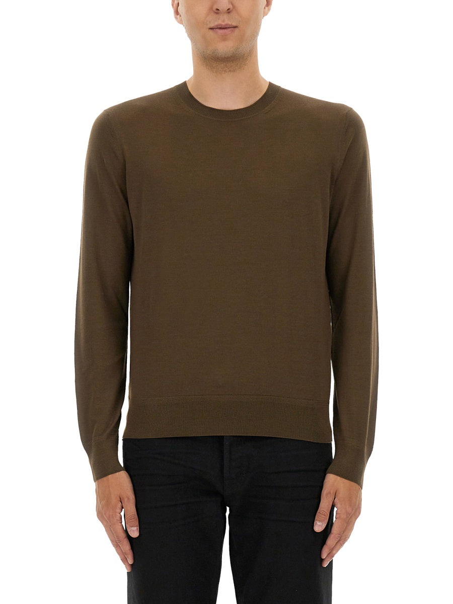 Tom Ford Men Fine Merino Virgin Wool Sweater DestGlow