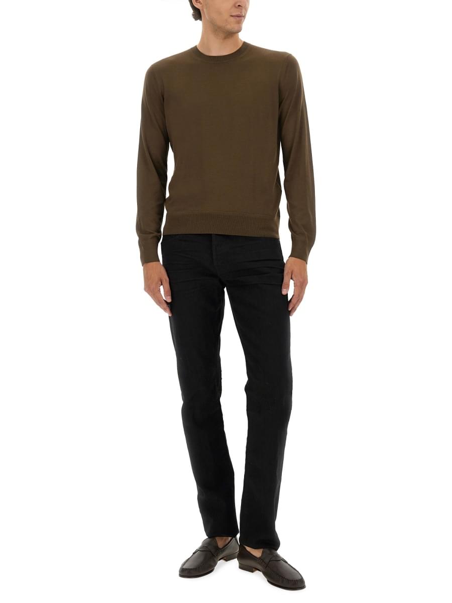 Tom Ford Men Fine Merino Virgin Wool Sweater DestGlow