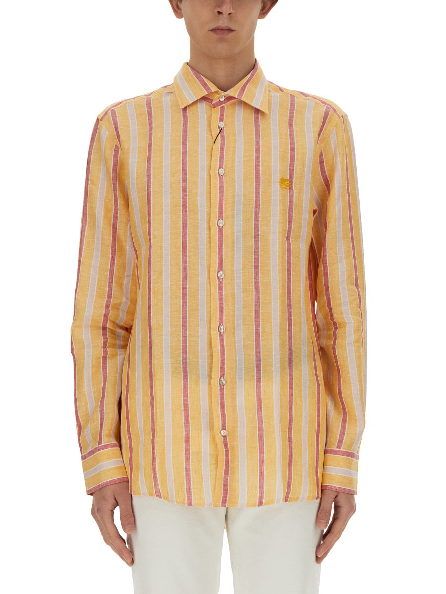 Etro Men Pegasus Logo Shirt DestGlow