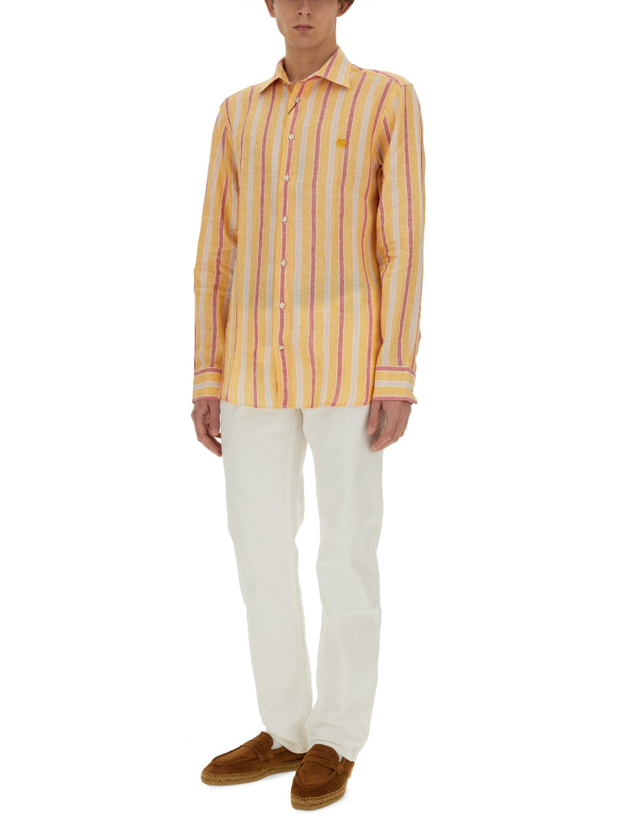 Etro Men Pegasus Logo Shirt DestGlow