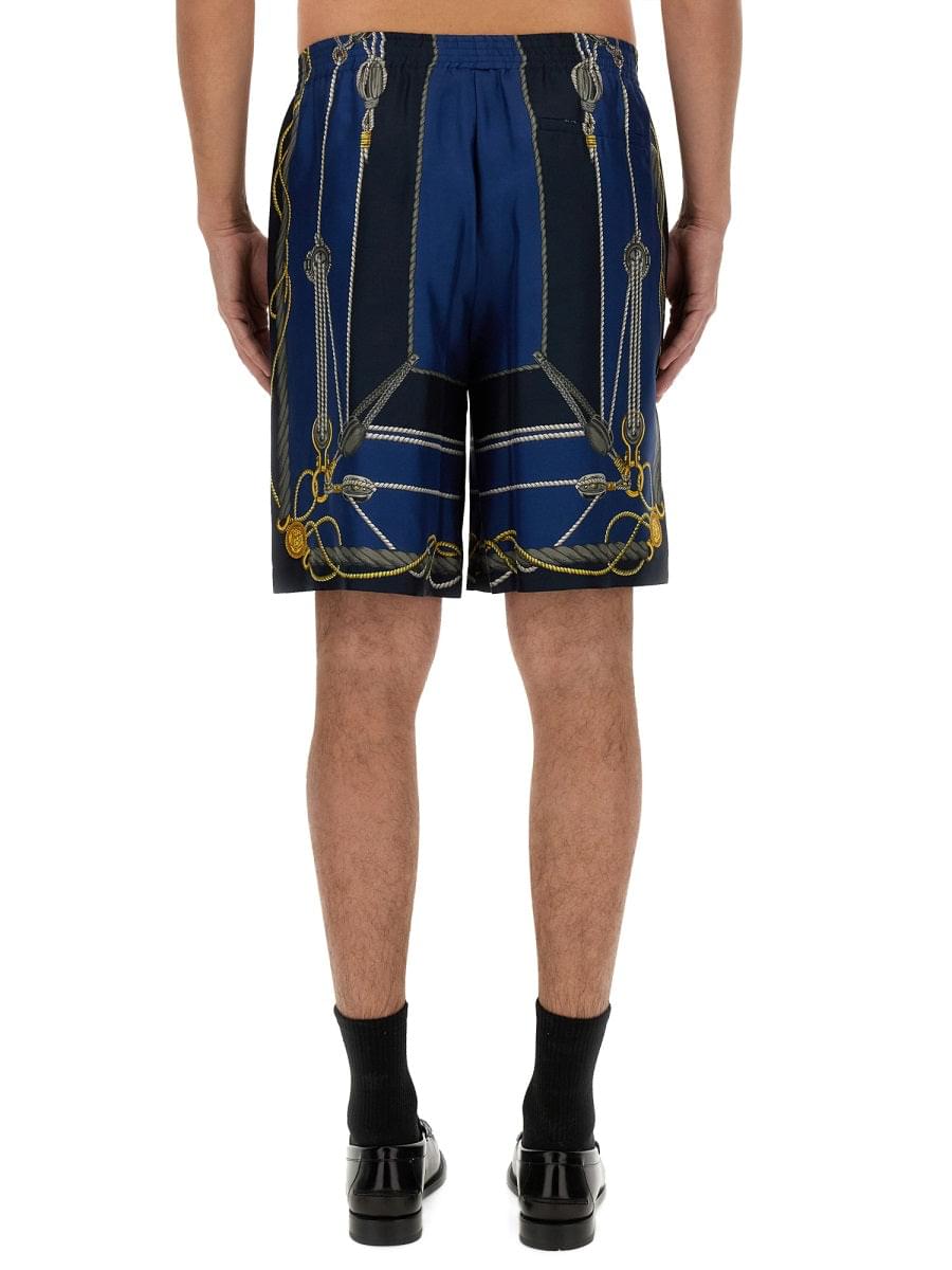 Versace Men Twill Bermuda Shorts DestGlow