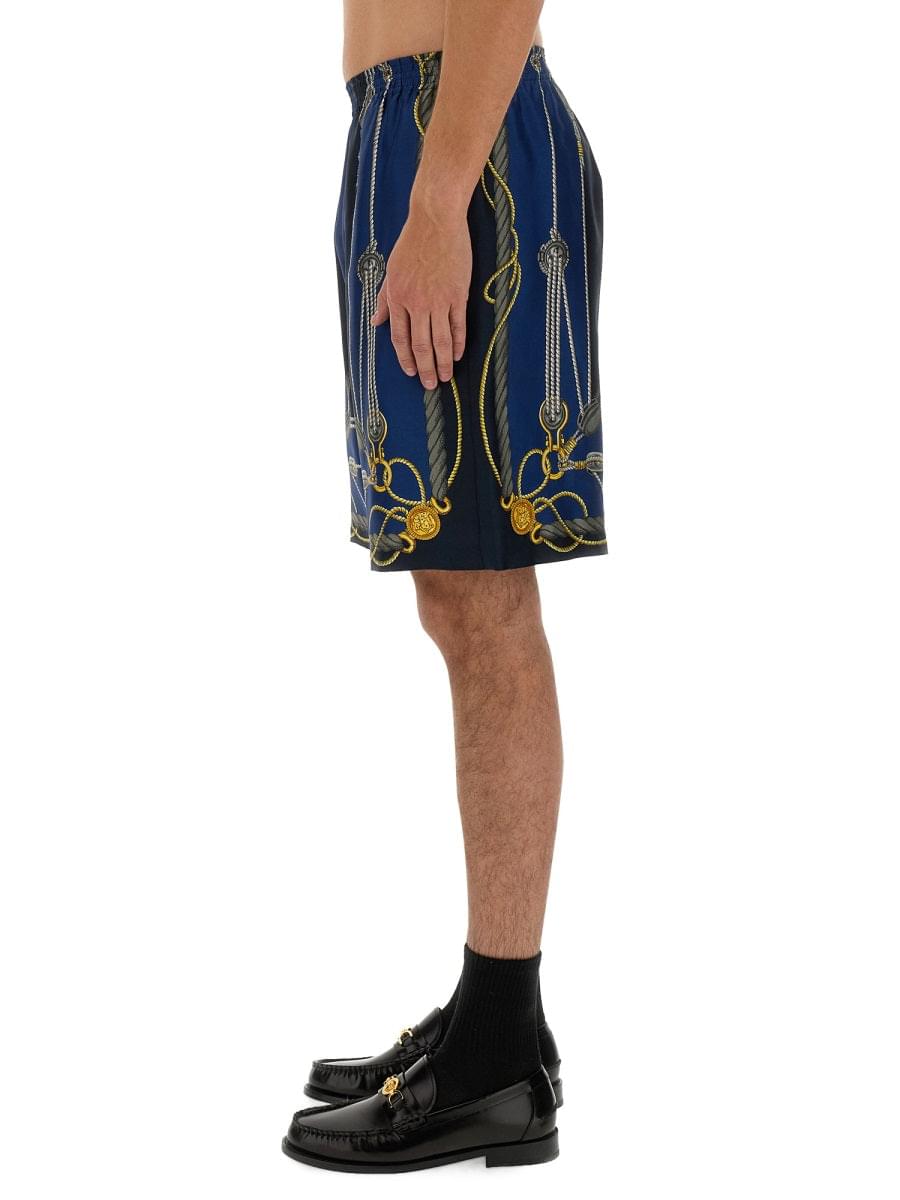 Versace Men Twill Bermuda Shorts DestGlow