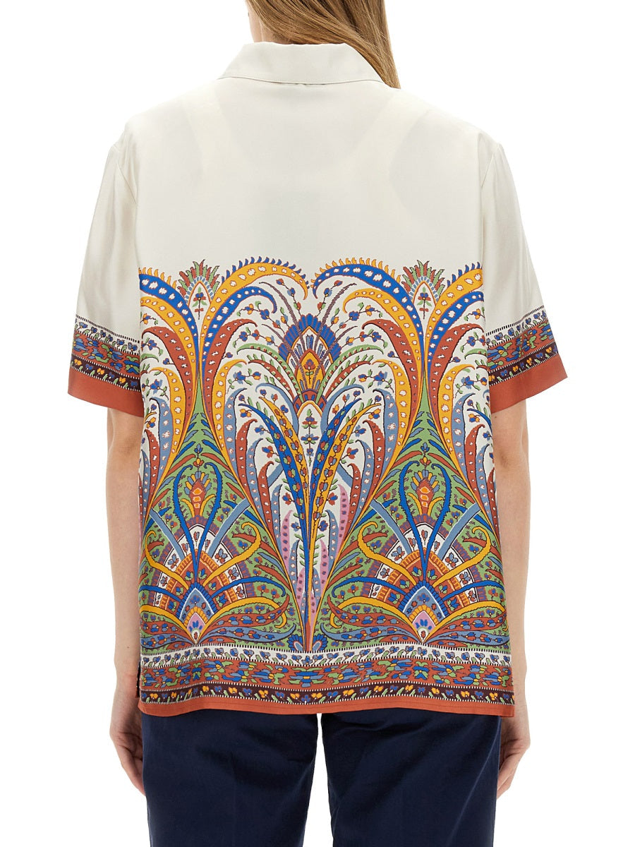 Etro Women Printed Silk Shirt by Luosophy