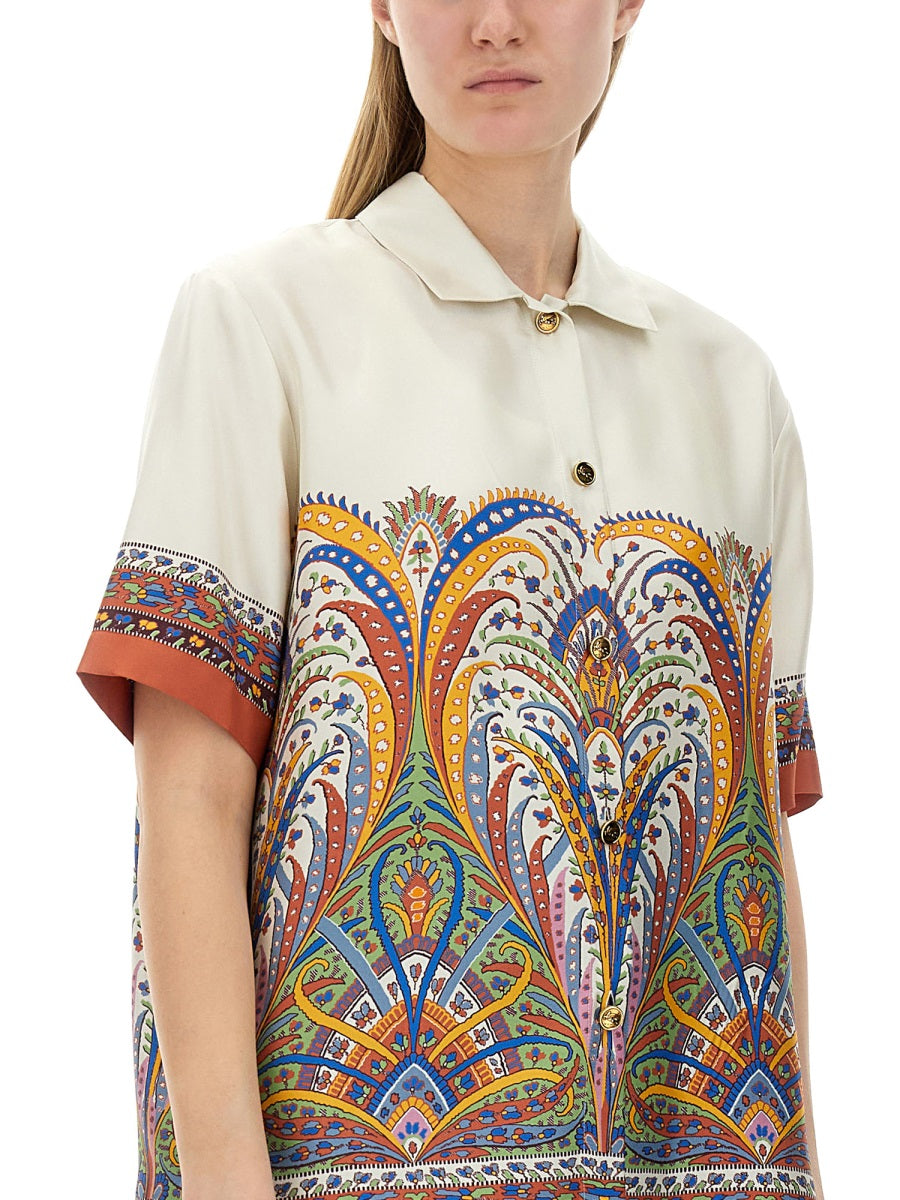 Etro Women Printed Silk Shirt by Luosophy