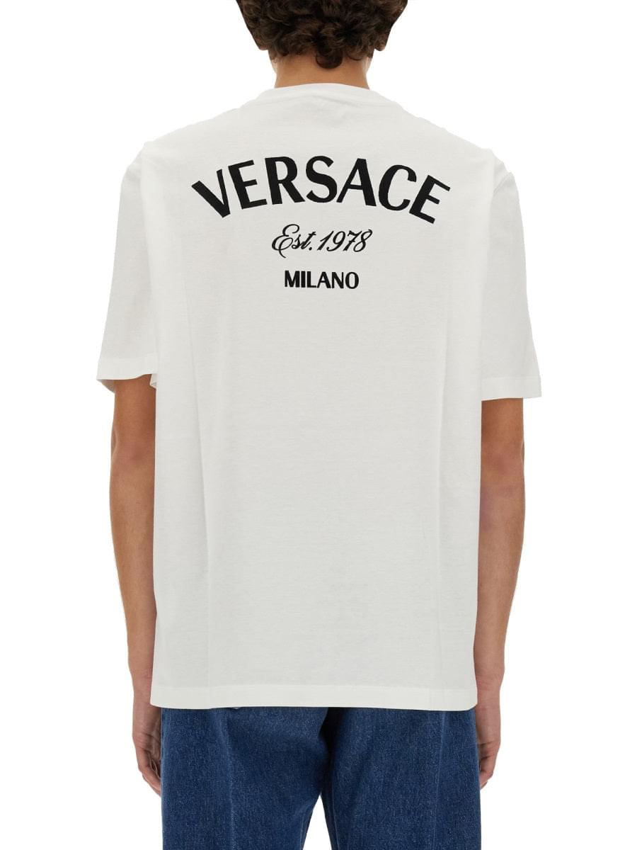 Versace Men T-Shirt With Logo DestGlow