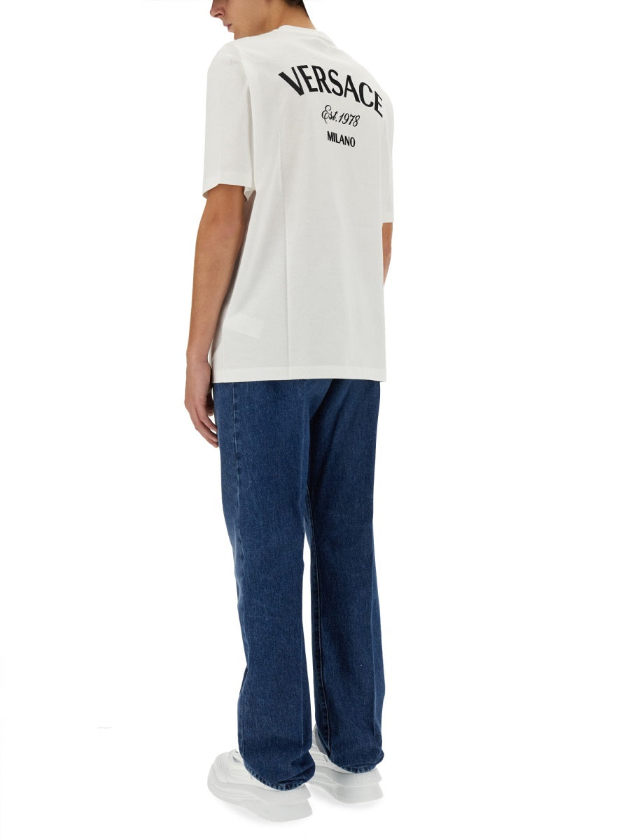 Versace Men T-Shirt With Logo DestGlow