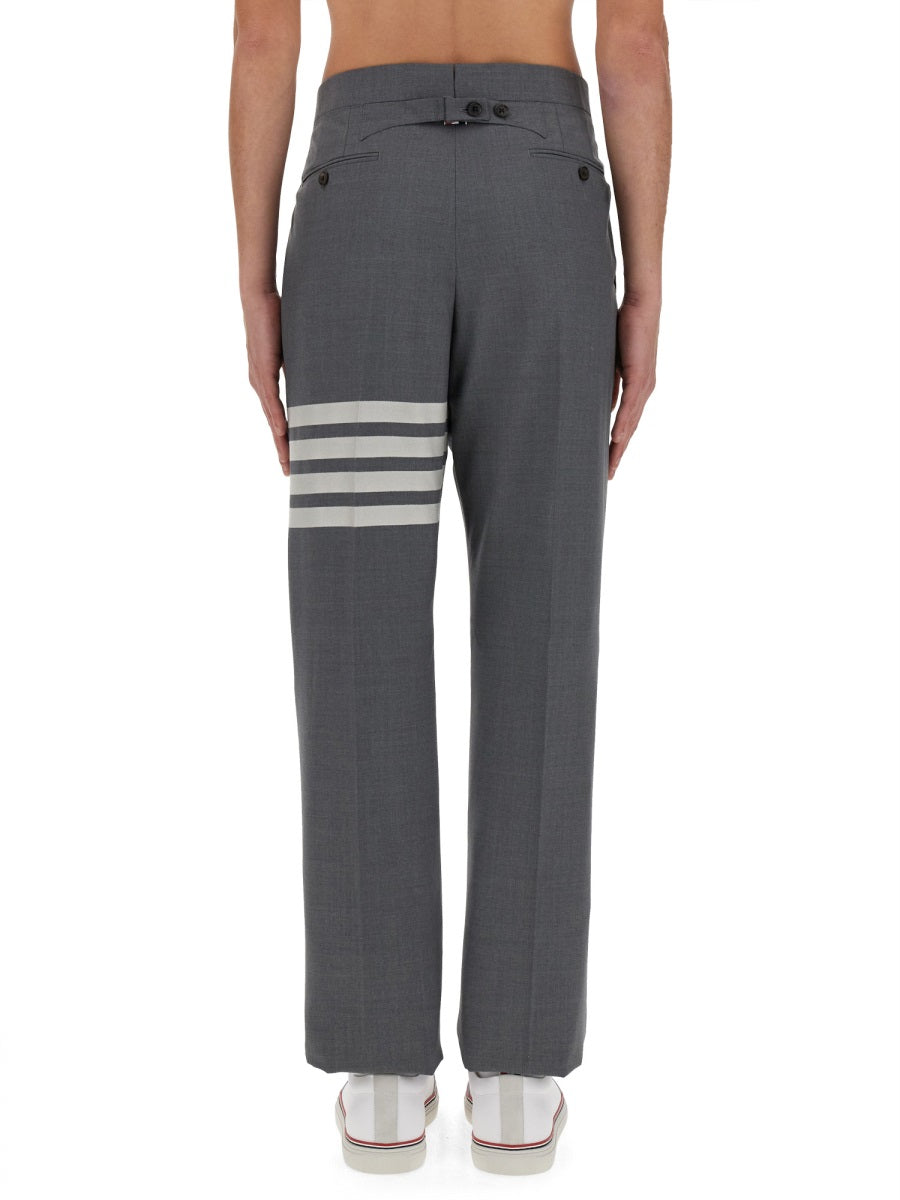 Thom Browne Men Classic Pants With Martingale