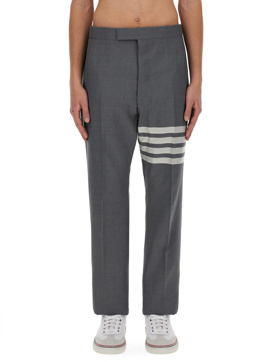 Thom Browne Men Classic Pants With Martingale