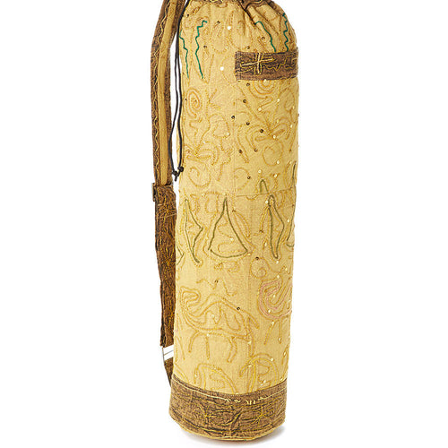 Yoga Mat Bag - OMSutra Hand Crafted Chic Canvas Tote with Pockets