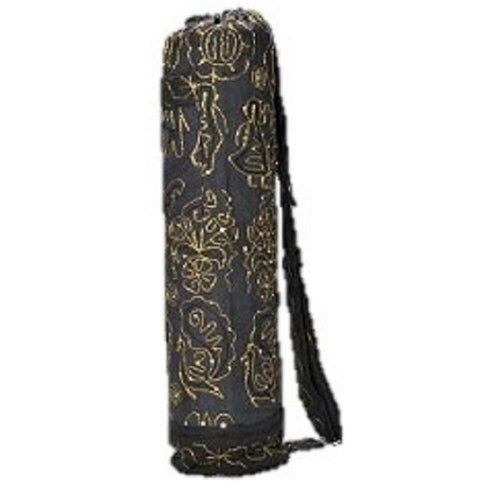 Yoga Mat Bag - OMSutra Hand Crafted Chic Canvas Tote with Pockets