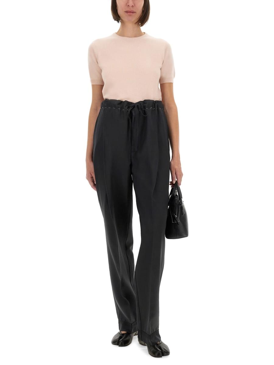 Maison Margiela Women Wool Crew Neck T-Shirt DestGlow