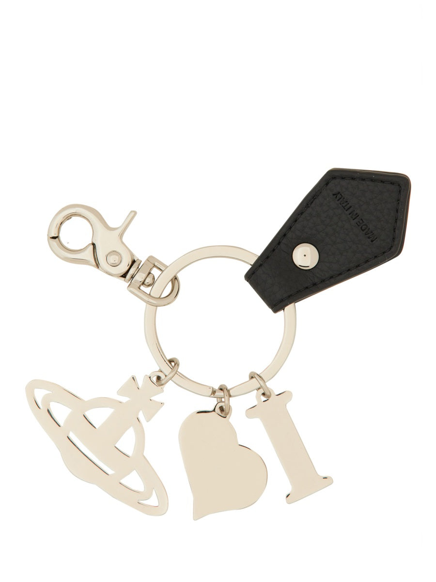 Vivienne Westwood Women "I Love Orb" Keychain DestGlow