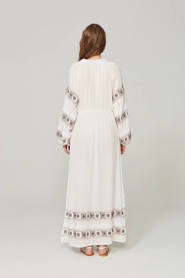 Temperament Romantic Embroidery Hollow Ball Decorative Dress by Ragazza