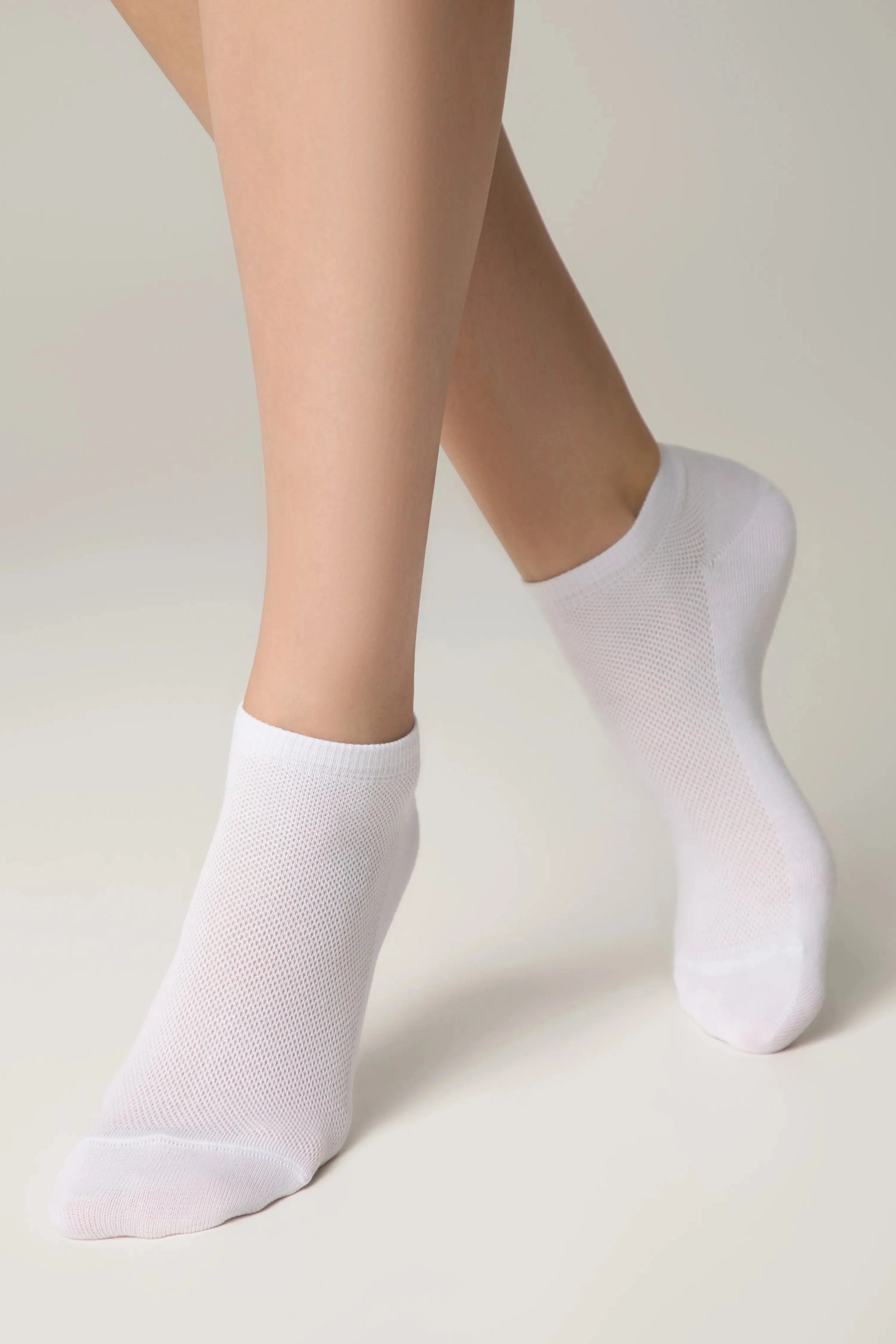 Cotton Ankle Socks Conte Active - Mesh Pattern 484 - DestGlow
