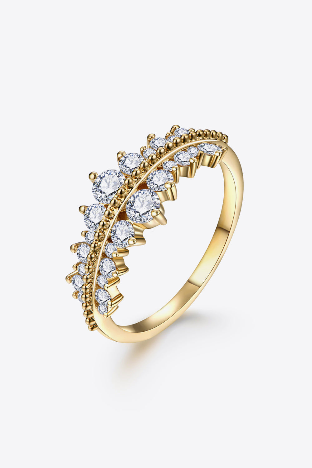 Sparkala™ Pure 18K Gold Plated Pure Sterling Silver Ring - DestGlow