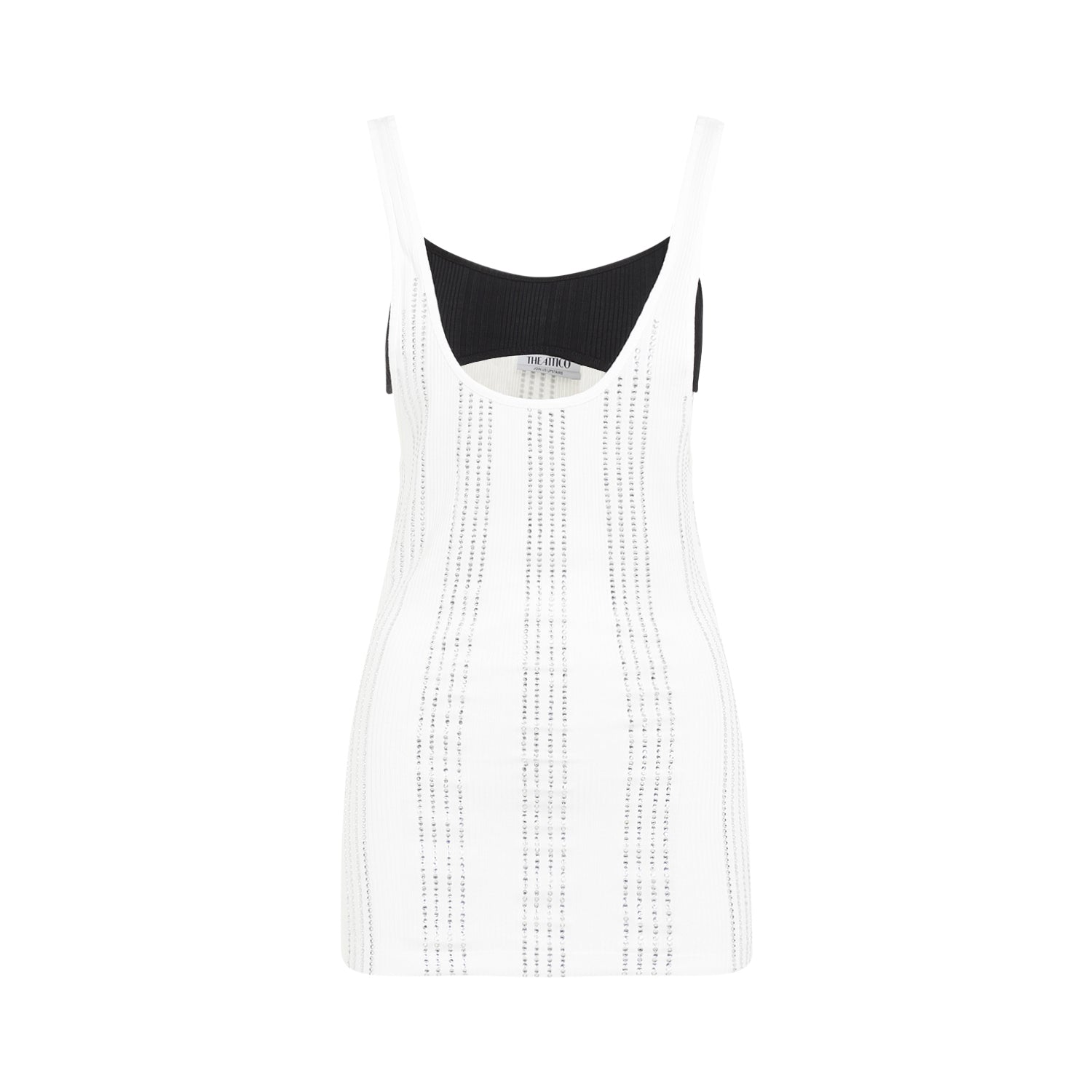 The Attico Flat Ribbed Jersey Tank Top Women by Luosophy