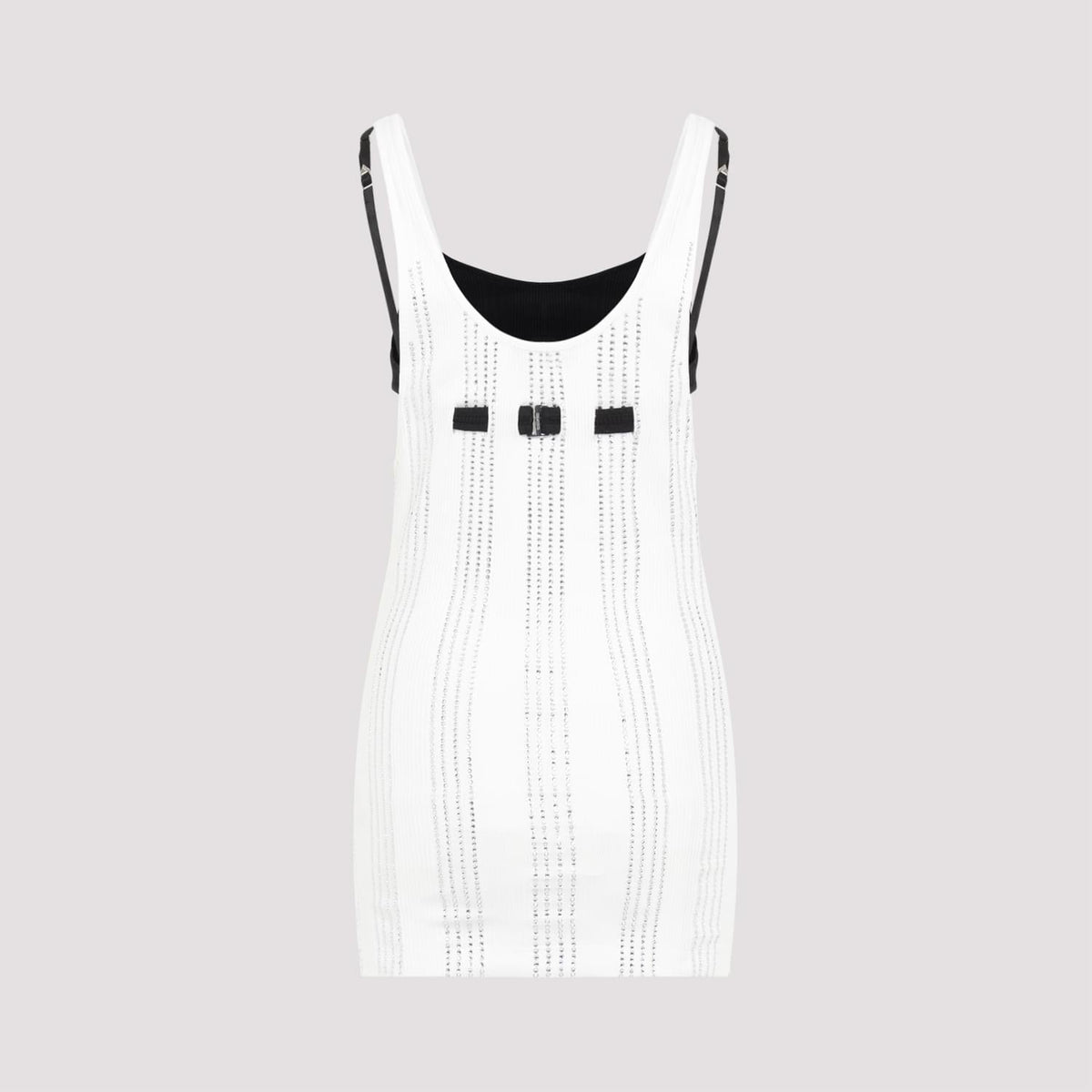The Attico Flat Ribbed Jersey Tank Top Women