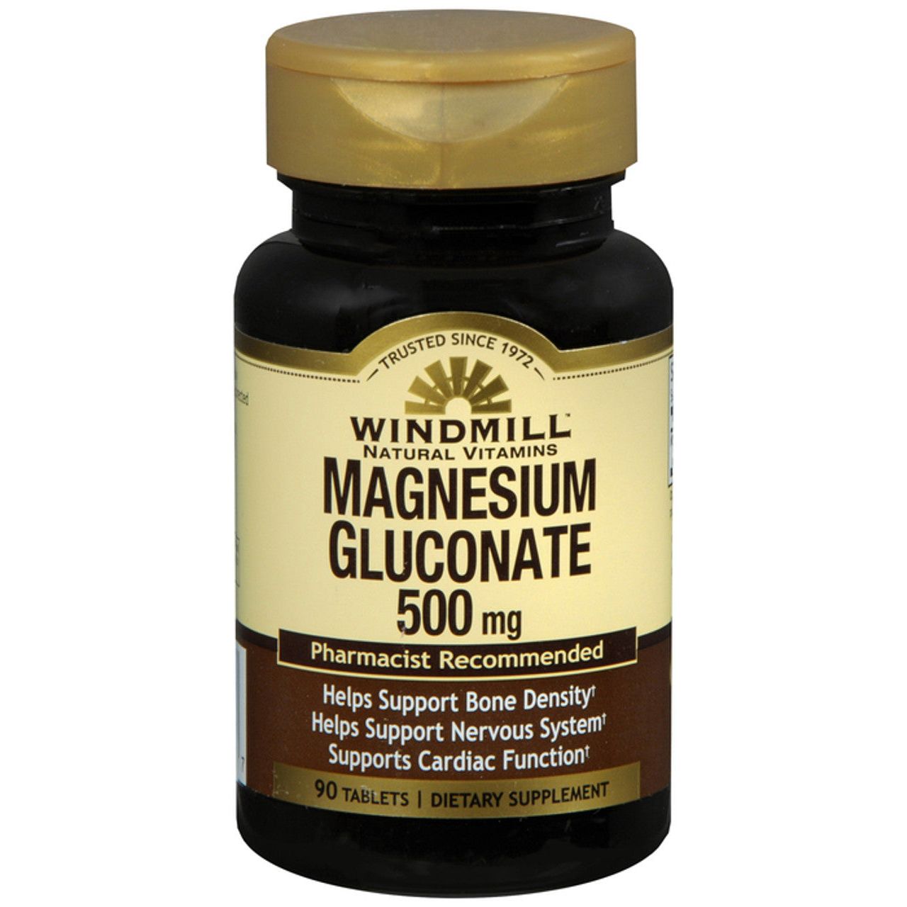 Windmill Magnesium Gluconate 500 Mg - 90 Tablets by Pasteur Pharmacy