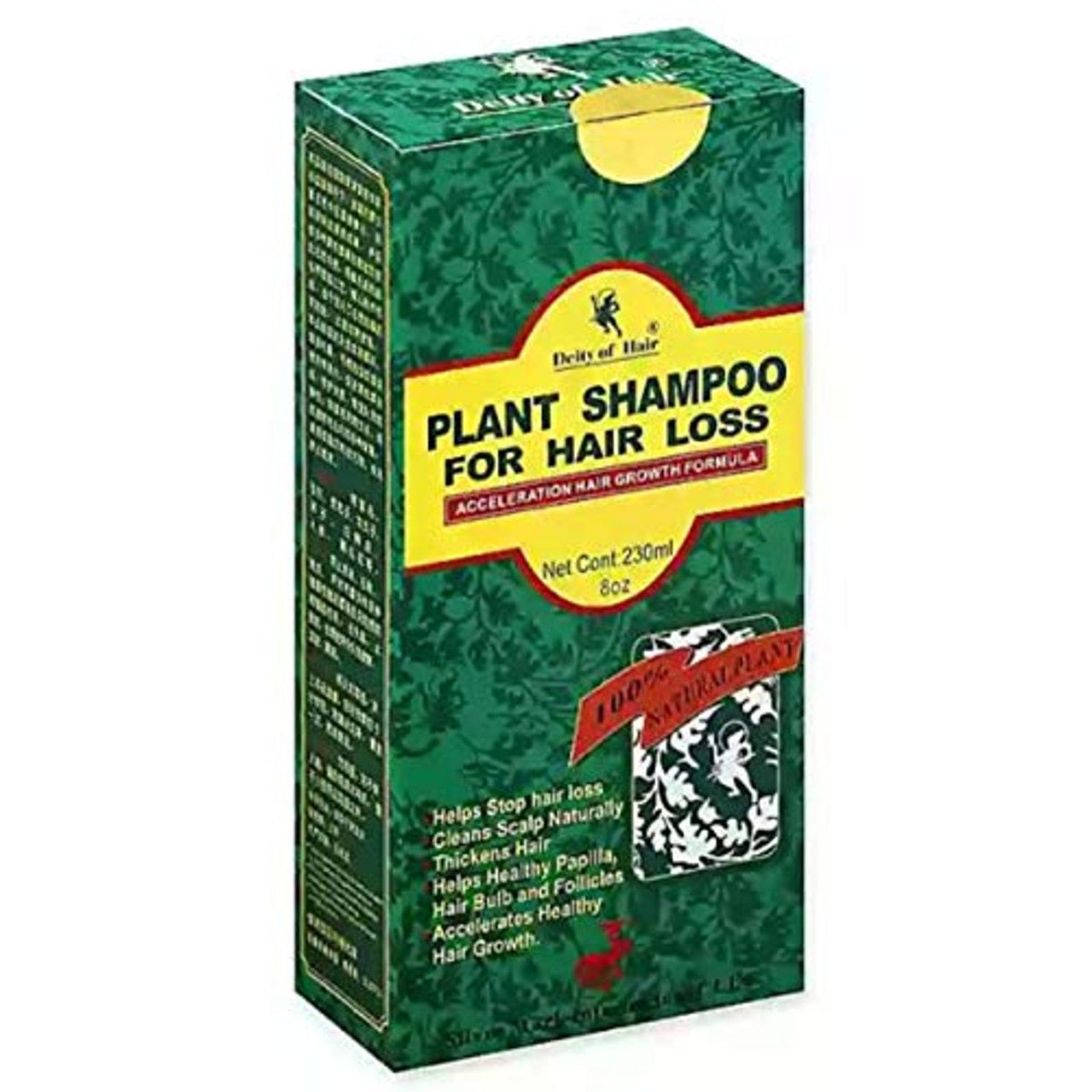 Deity of Hair Pack De 2: Champú Cabello Negro, 8 Oz by Pasteur Pharmacy