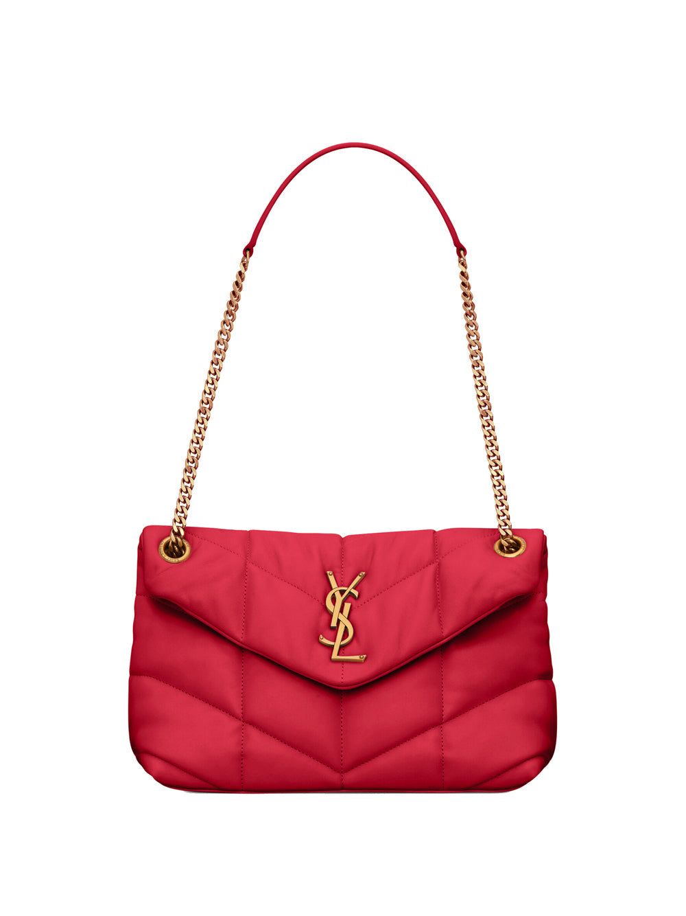Saint Laurent Women Small Loulou Puffer Bag In Nappa Leather by Luosophy