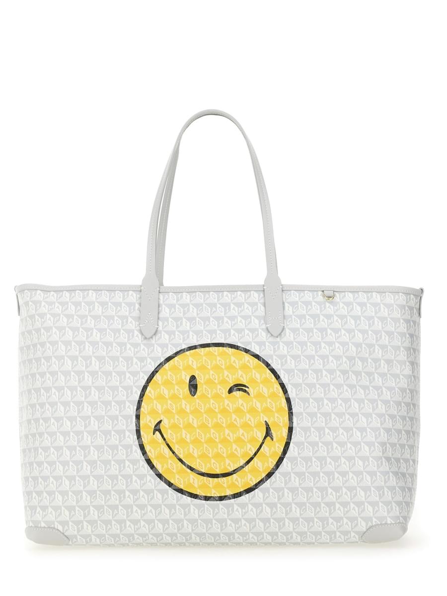 Anya Hindmarch Women "I Am A Plastic Bag Wink" Tote Bag DestGlow