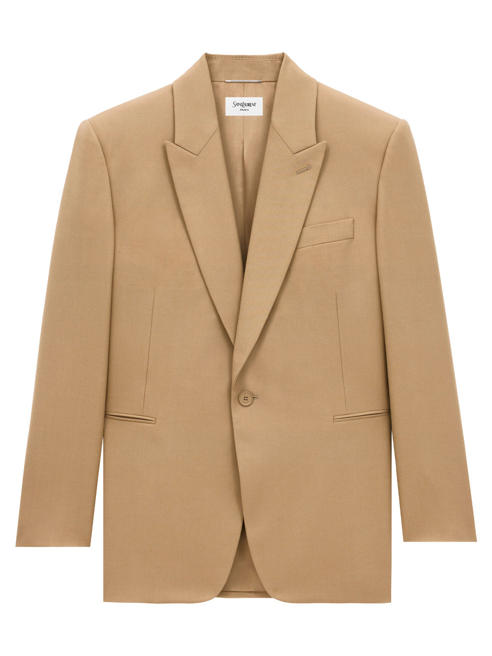 Saint Laurent Men Wool Gabardine Single-Breasted Jacket by Luosophy