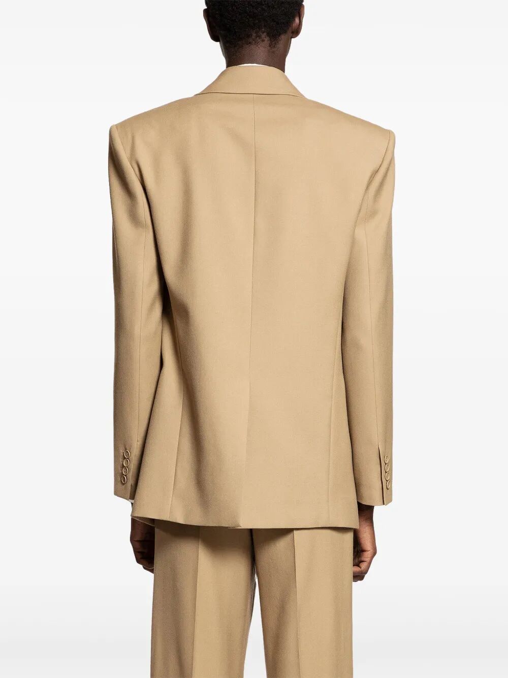 Saint Laurent Men Wool Gabardine Single-Breasted Jacket by Luosophy