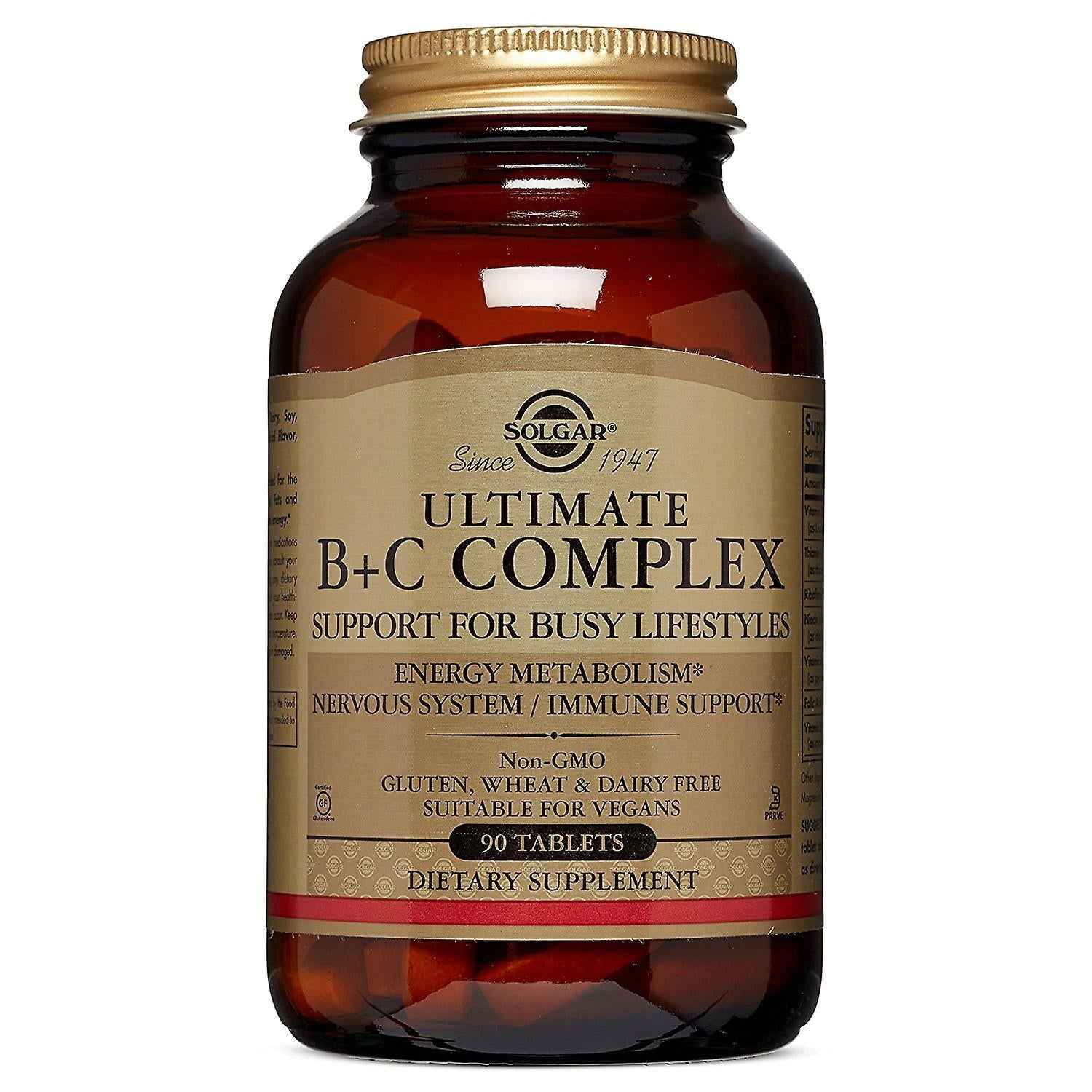 Solgar Ultimate B C Complex Stress Formula 90 Tablets