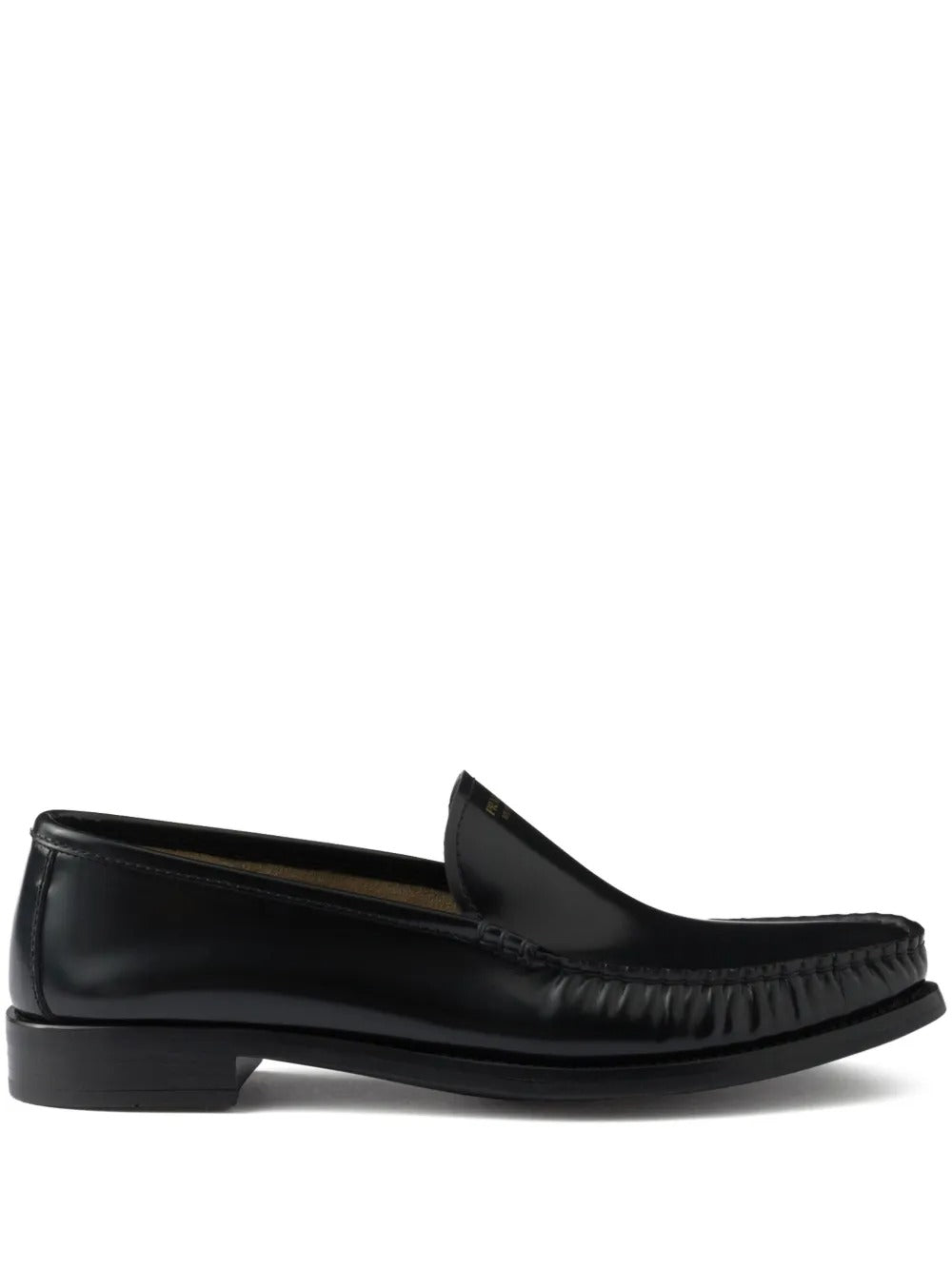 Prada women brushed fumé leather loafers — product image 1