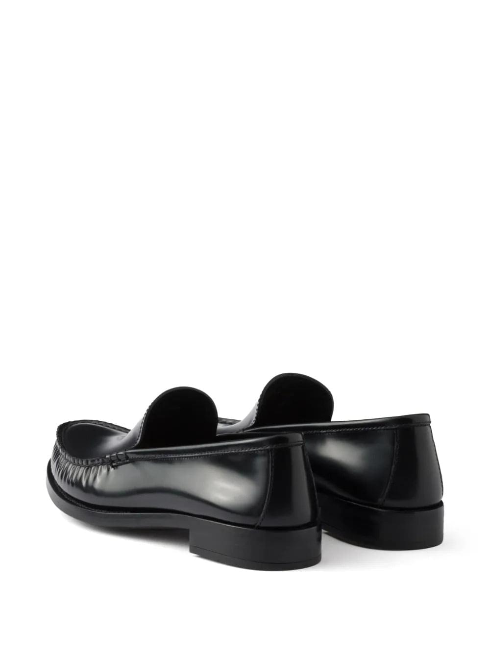 Prada women brushed fumé leather loafers — product image 4