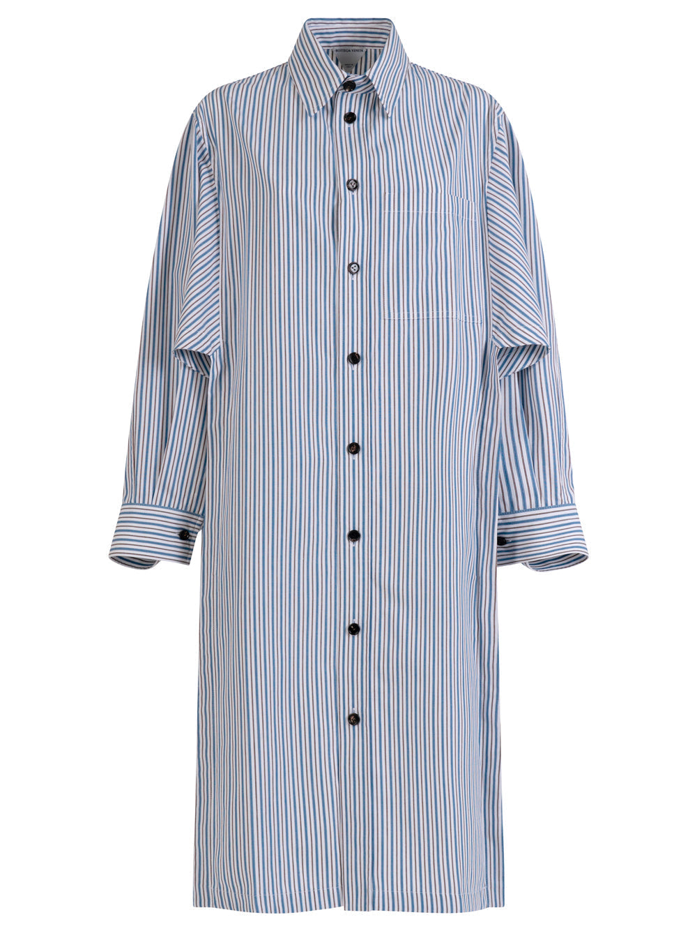 Bottega Veneta Women Light Cotton Striped Dress by Luosophy