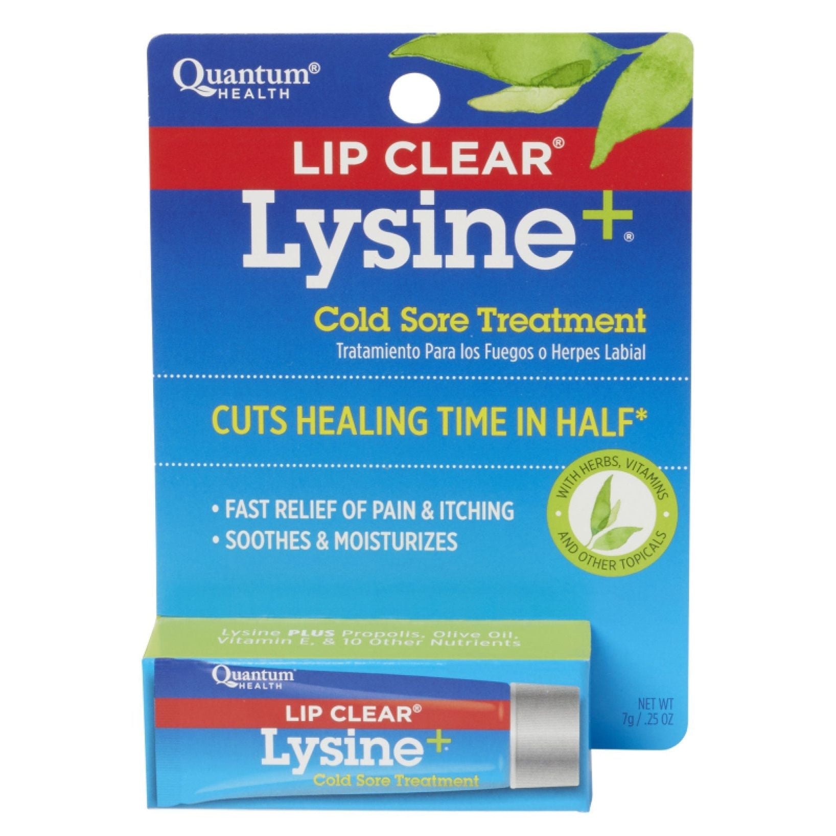 Quantum Health Lysine Plus Cold Sore Treatment Lip Clear Ointment By 0.25 Oz by Pasteur Pharmacy