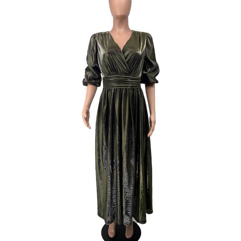 Dress Long Sleeve Slightly Summer plus Size Women Clothes Loose Dress Maternity Dress Maxi Dress Maternity Dress High Split by Ragazza