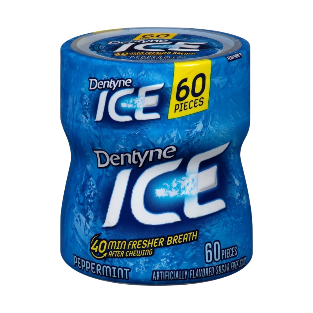 Dentyne Ice Peppermint Sugar Free Gum (60pcs) DestGlow