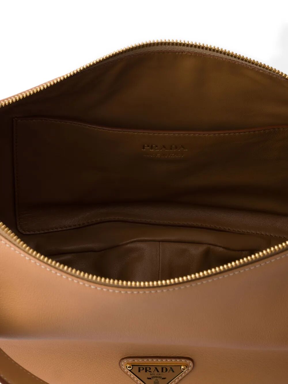 Prada Women Prada Demi-Lune Large Leather Shoulder Bag by Luosophy