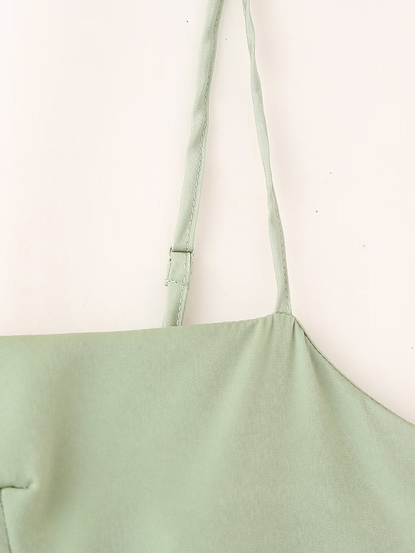 Women Clothing Summer Waist Controlled Large Hem Satin Sling Dress Women by Ragazza