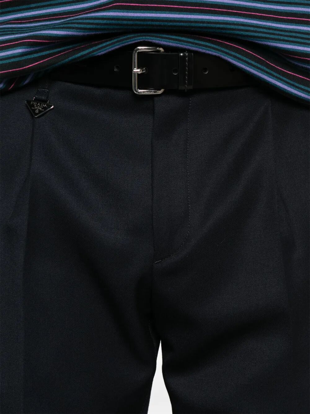 Prada Men Tapered Leg Wool Trousers by Luosophy