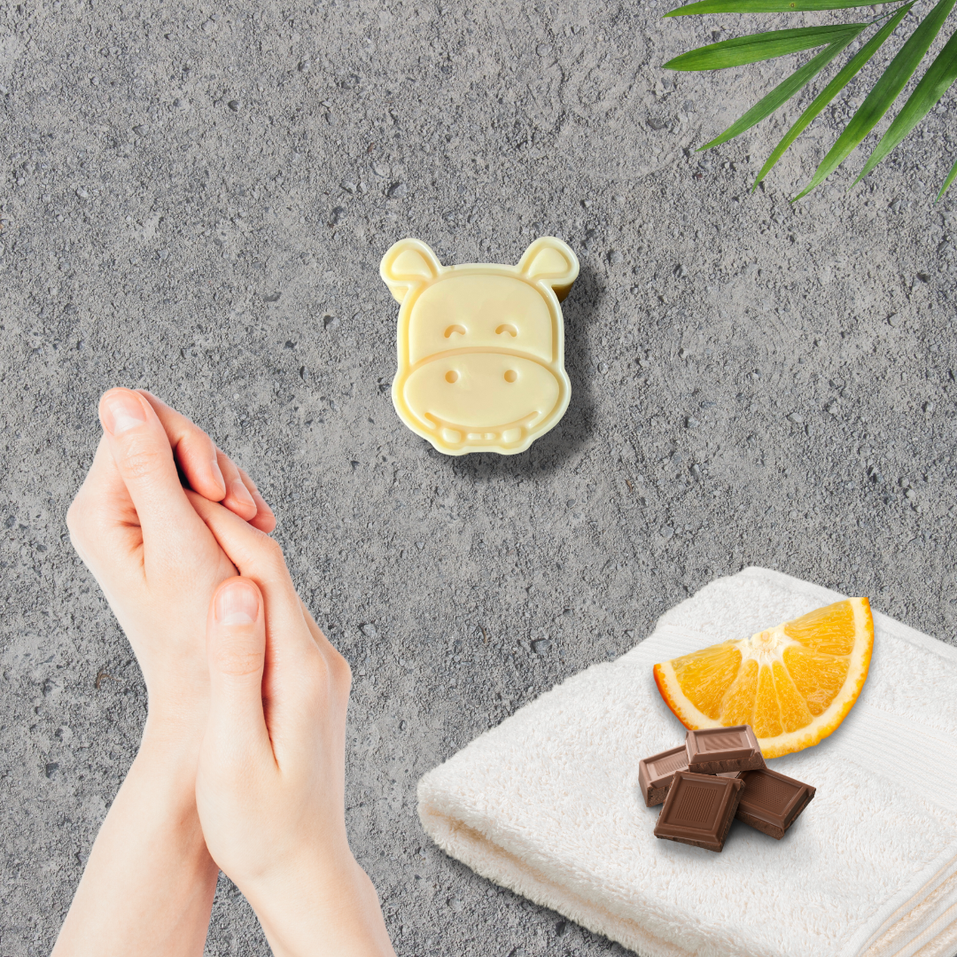 Hippo Head Shaped Lotion Bar by Hippotanicals