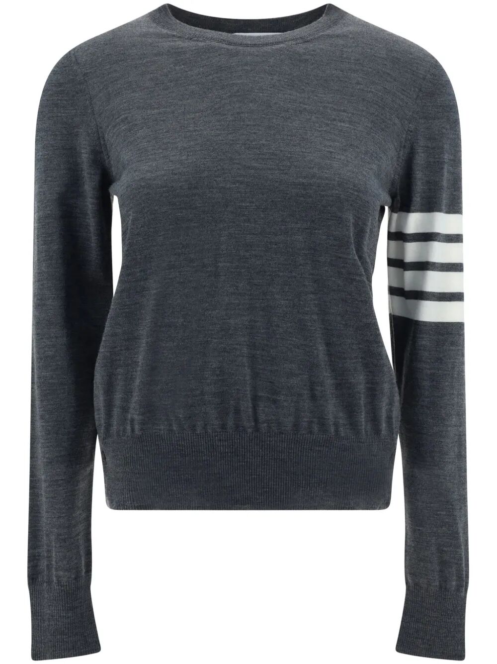 Thom Browne Women Wool 4-Bar Relaxed Pullover DestGlow