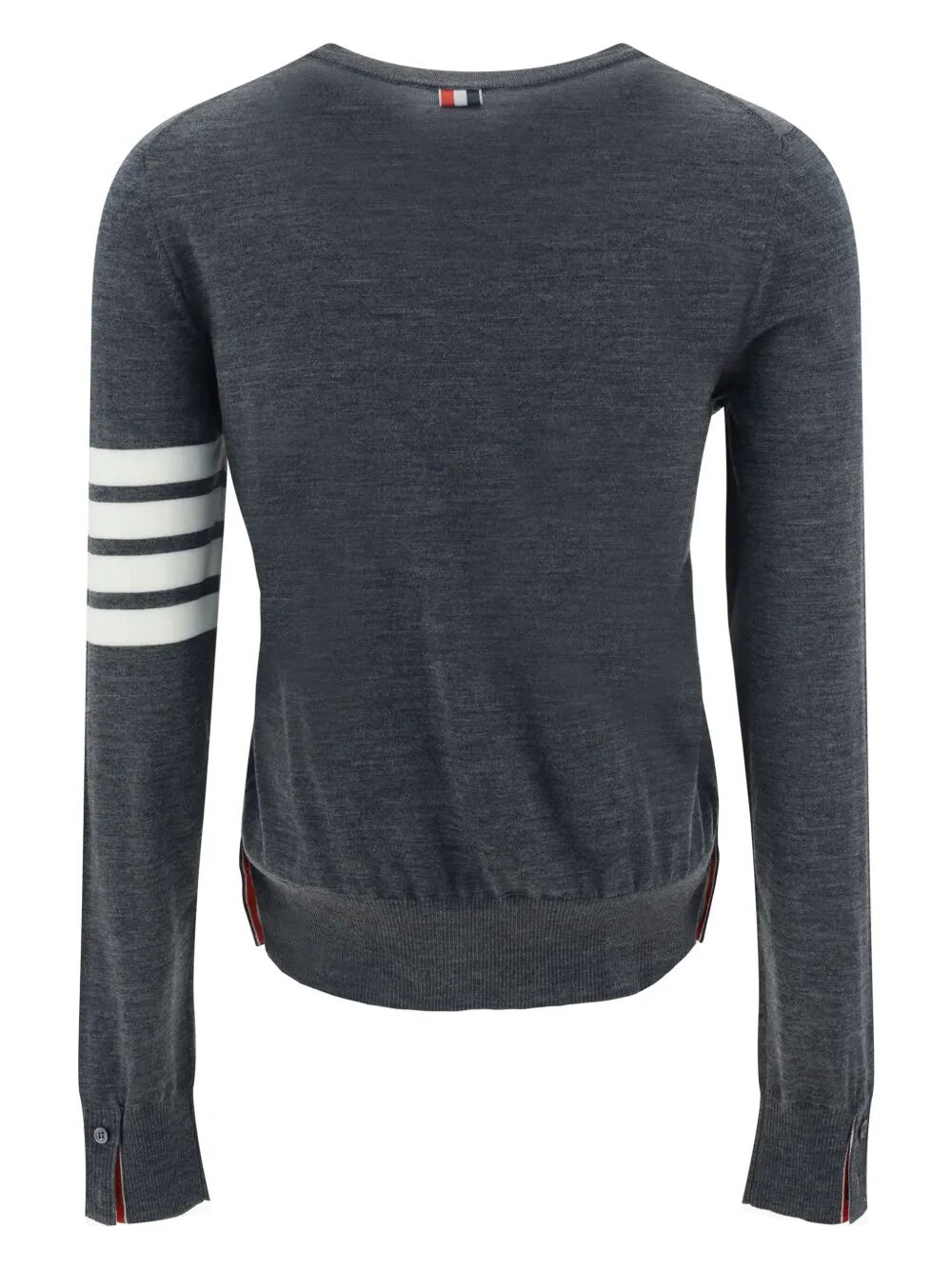 Thom Browne Women Wool 4-Bar Relaxed Pullover DestGlow