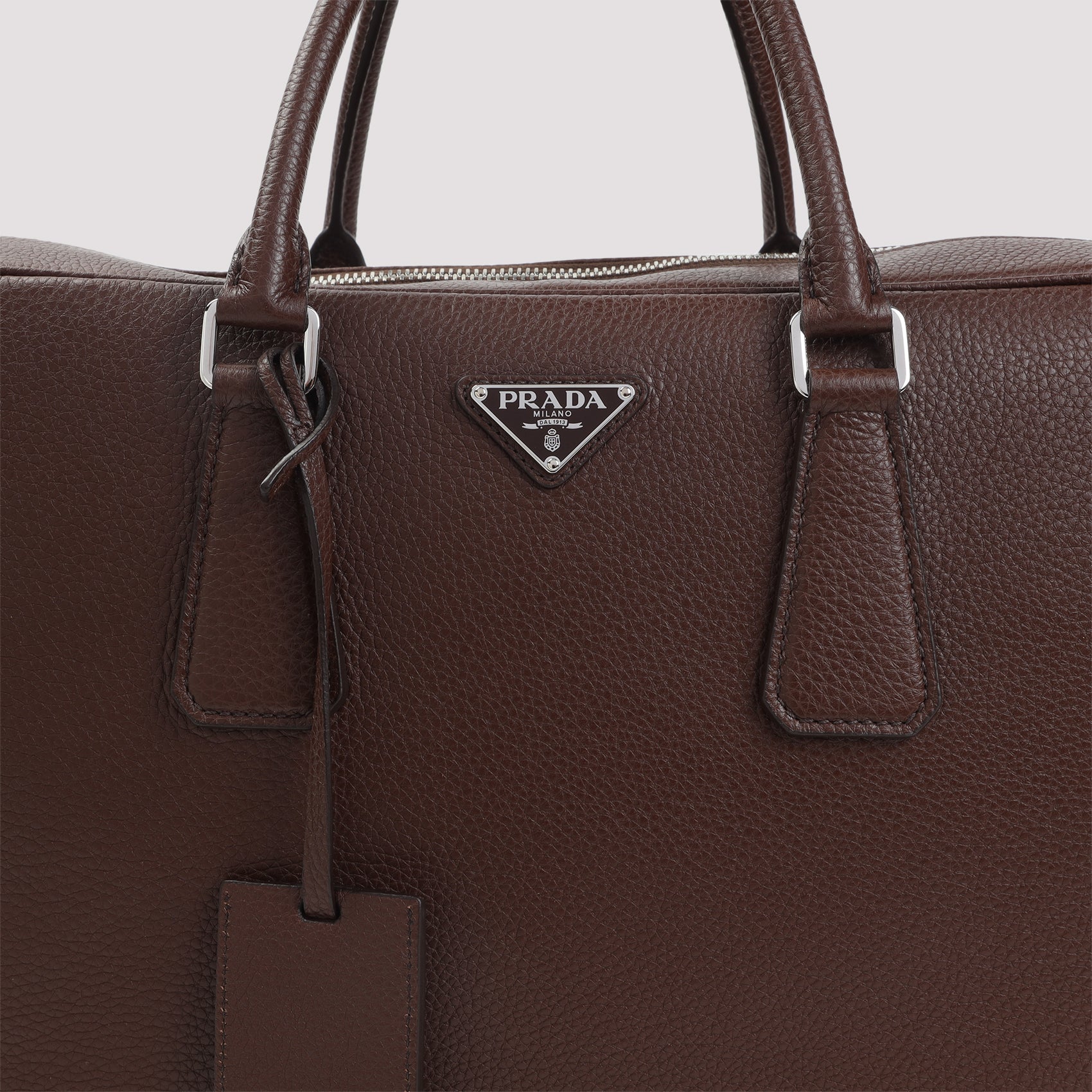 Prada Grained Leather Tote Bag Unisex DestGlow