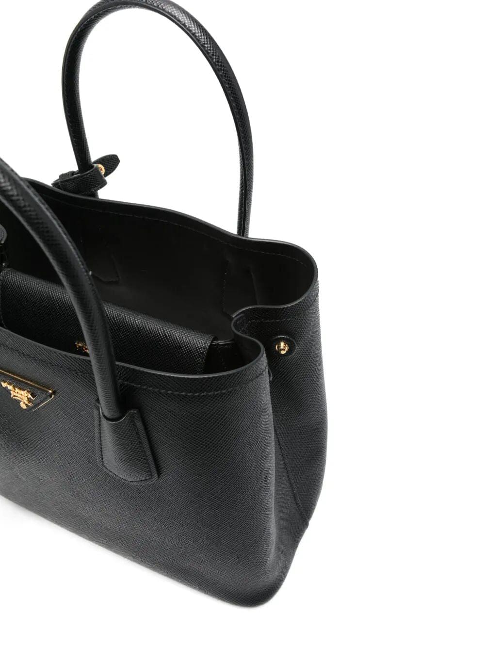 Prada Women Medium Prada Double Saffiano Leather Bag
