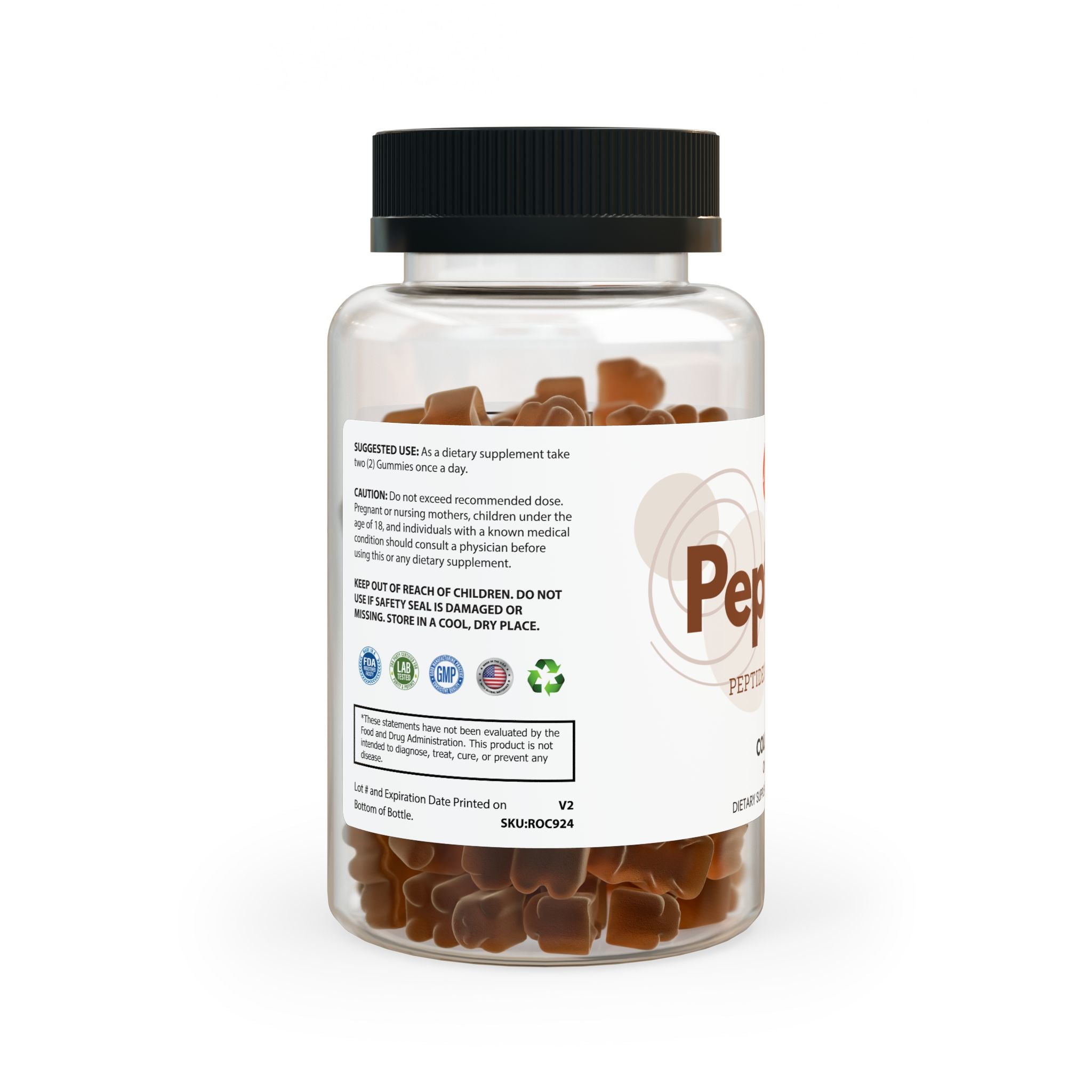 Peptozo Collagen Gummies (60 Gummies) by Spee24, LLC