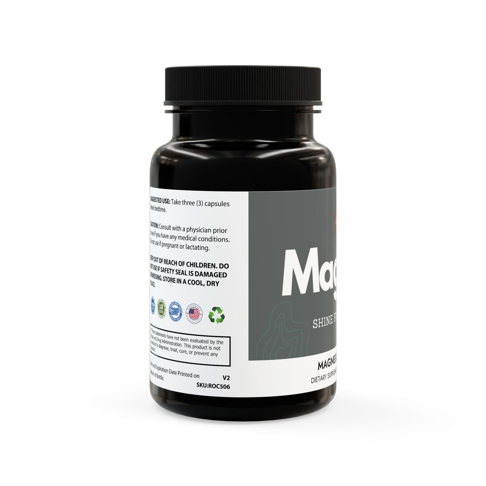 Magzor Magnesium Zinc Supplement (90 Capsules) by Spee24, LLC