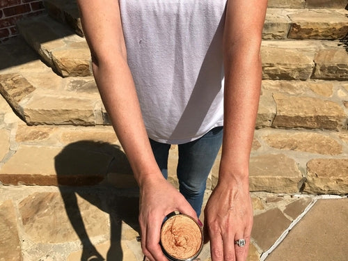 Organic Whipped Bronzing Body Butter - Shimmer Moisturizer for Glowing Skin