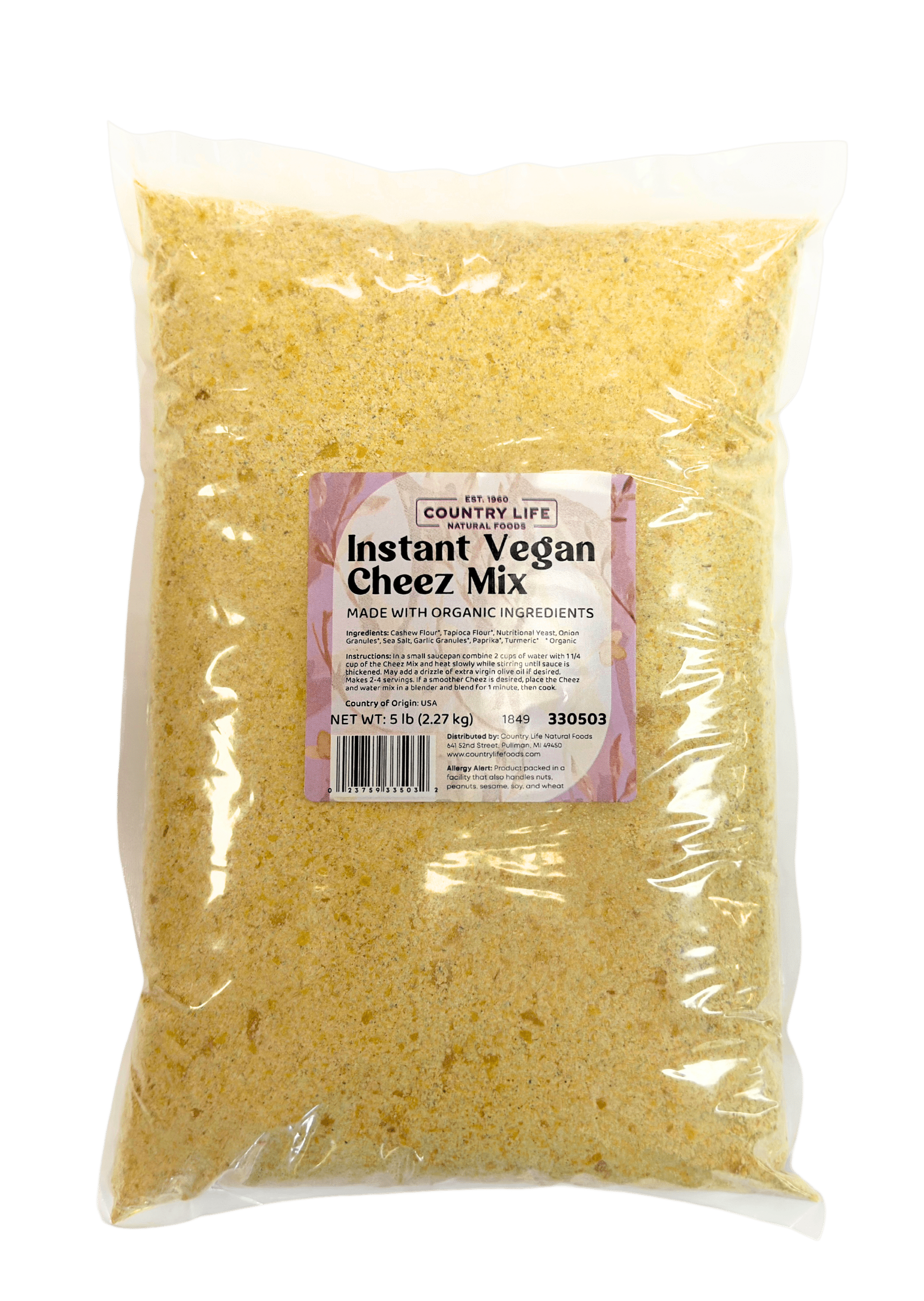 Cheez Mix, Vegan, Instant by Country Life Natural Foods